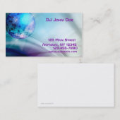 Disco Ball Music Visitekaartje (Voorkant / Achterkant)