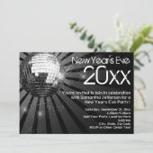 Disco Ball nieuwjaarsfeest Kaart (Staand voorkant)