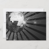 Disco Ball nieuwjaarsfeest Kaart (Achterkant)