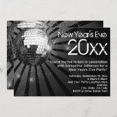 Disco Ball nieuwjaarsfeest Kaart (Voorkant / Achterkant)