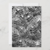 Disco Ball Ornamenten Foto 2026 Kalender Nieuwjaar Feestdagenkaart (Achterkant)