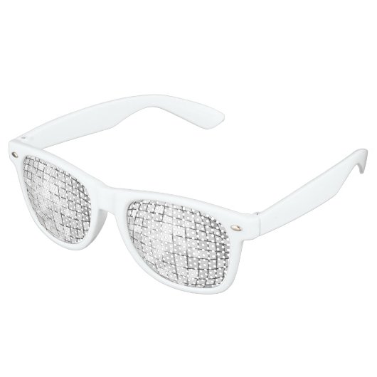 Disco Ball Party Retro Zonnebril (Gekanteld)