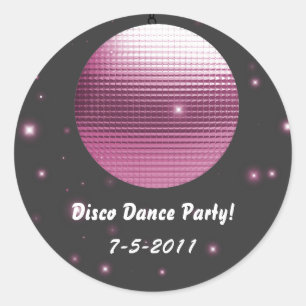 Disco Ball Party Stickers