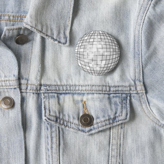 Disco Ball Pin Ronde Button 5,7 Cm (In situ)