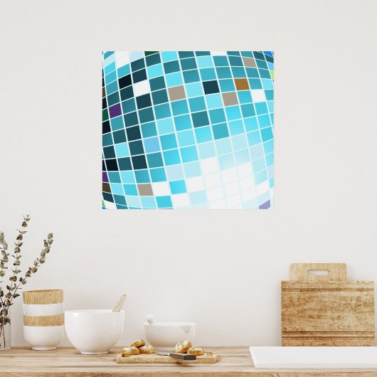 Disco Ball Poster (Keuken)
