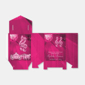 Disco Ball, Princess Coach & Horses Vrijgezellenfe Bedankdoosjes (Uitgevouwen)