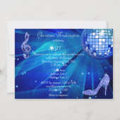 Disco Ball, Prinses Coach & Paarden 21e verjaardag Kaart (Achterkant)