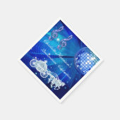 Disco Ball, Prinses Coach & Paarden Quinceañera Servet (Hoek)