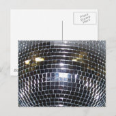 Disco Ball Retro 70s dansmuziek Briefkaart (Voorkant / Achterkant)