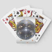 Disco Ball Retro 70s stijl Pokerkaarten (Achterkant)