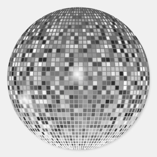 Disco Ball Retro Sticker - Koele  Vibes (Voorkant)