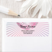 disco ball return address stickers (Insitu)