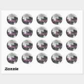 Disco Ball, RMV Katten Ronde Sticker (Vel)