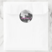 Disco Ball, RMV Katten Ronde Sticker (Tas)