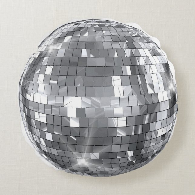 Disco Ball Rond Kussen (Voorkant)