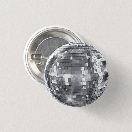Disco Ball Ronde Button 3,2 Cm (Voorkant /achterkant)