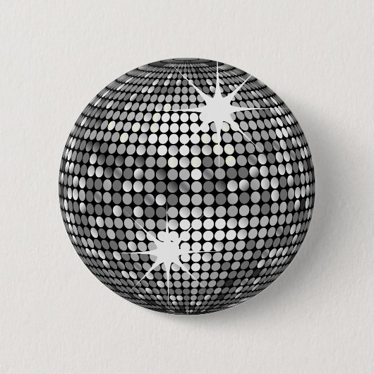 Disco Ball Ronde Button 5,7 Cm (Voorkant)