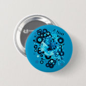Disco_Ball Ronde Button 5,7 Cm (Voorkant /achterkant)
