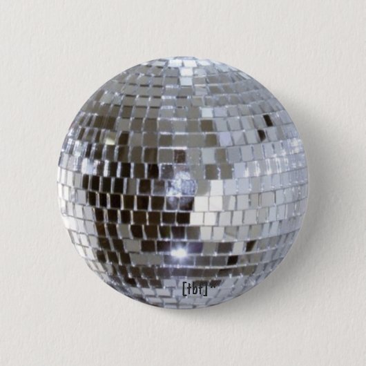 Disco Ball Ronde Button 5,7 Cm (Voorkant)