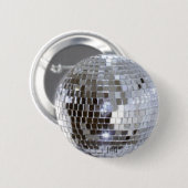 Disco Ball Ronde Button 5,7 Cm (Voorkant /achterkant)