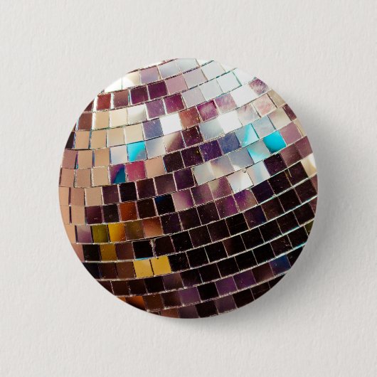 Disco Ball Ronde Button 5,7 Cm (Voorkant)