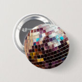 Disco Ball Ronde Button 5,7 Cm (Voorkant /achterkant)