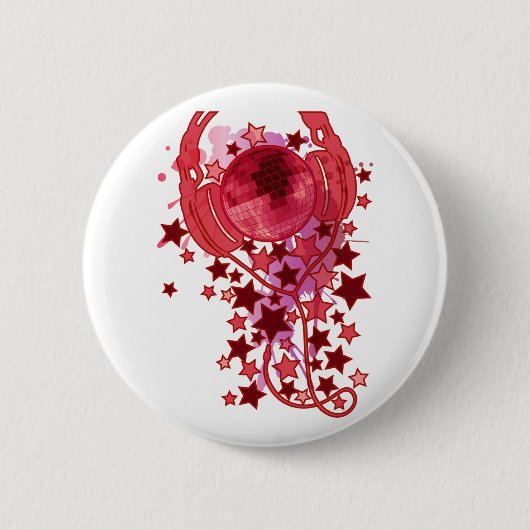 Disco_Ball Ronde Button 5,7 Cm (Voorkant)
