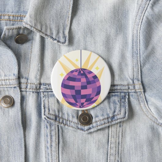 Disco Ball Ronde Button 7,6 Cm (In situ)