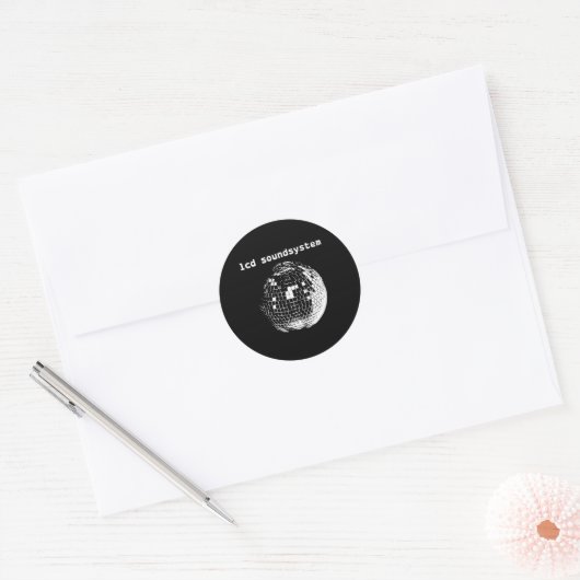 Disco Ball Ronde Sticker (Envelop)