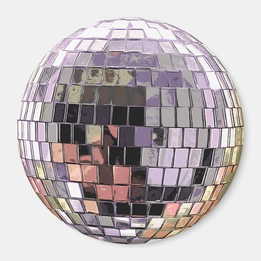 Disco Ball - Sangria Magneet (Voorkant)