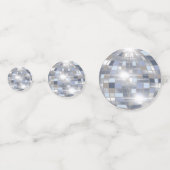 Disco Ball Silver Sparkle Table Confetti (Voorkanten)
