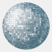 Disco Ball Silver Sticker (Voorkant)