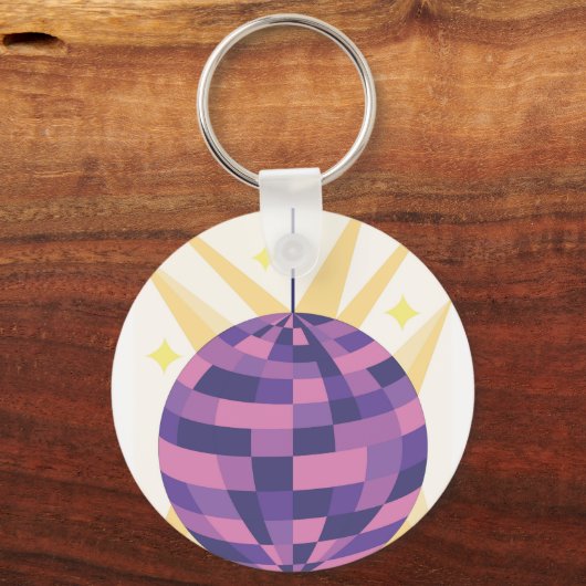 Disco Ball Sleutelhanger (Achterkant)