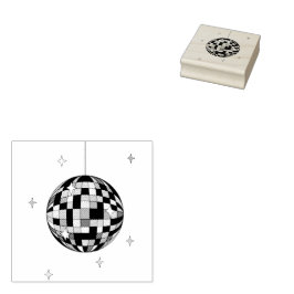 Disco Ball Stamp Rubberstempel