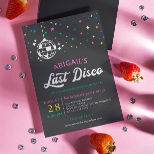 Disco Ball Stars Bachelorette Last Disco Kaart