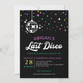 Disco Ball Stars Bachelorette Last Disco Kaart (Voorkant)