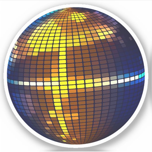 Disco Ball Sticker (Voorkant)
