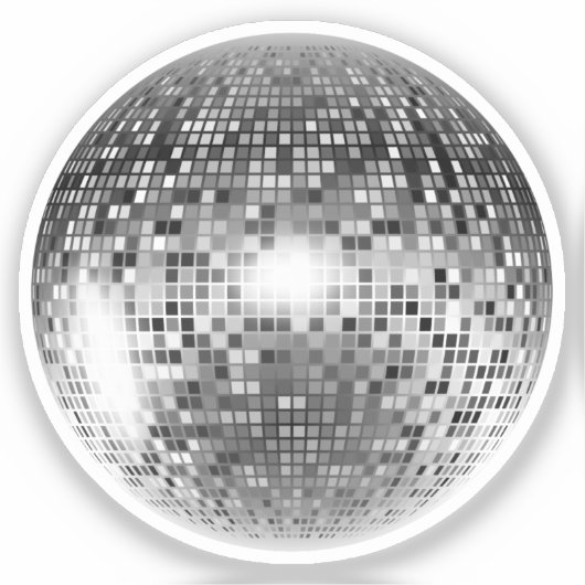 Disco Ball Sticker (Voorkant)