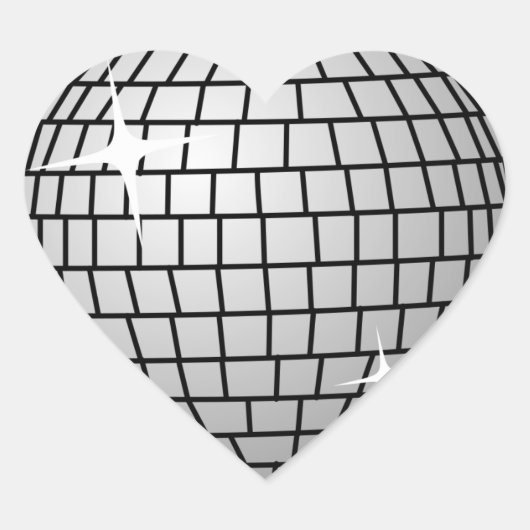 Disco Ball Sticker (Hart) (Voorkant)