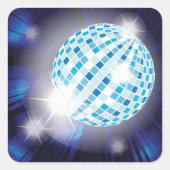 Disco Ball-stickers Vierkante Sticker (Voorkant)