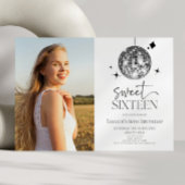 Disco Ball Sweet Zestien 16e Verjaardagsfeestje Kaart
