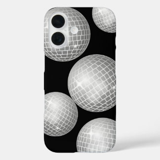 Disco Ball Telefoonhoesje – Retro Glow & Party Vib iPhone 16 Hoesje