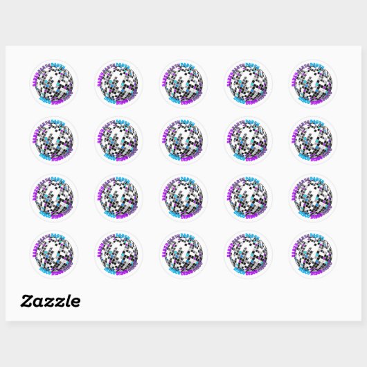 Disco Ball Trendy Sticker (Vel)