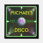  Disco Ball uit 1970 Magneet (Voorkant)