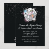 Disco Ball-uitnodigingen Kaart (Voorkant / Achterkant)