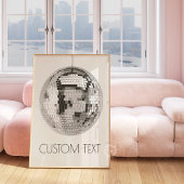 Disco Ball Wall Art gepersonaliseerd Poster