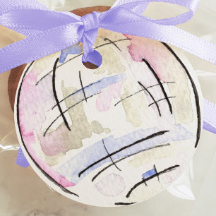 Disco Ball Waterverf Gepersonaliseerde Gift Bedankjes Labels