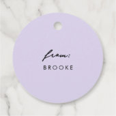 Disco Ball Waterverf Gepersonaliseerde Gift Bedankjes Labels (Achterkant)