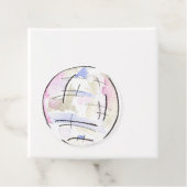 Disco Ball Waterverf Gepersonaliseerde Gift Bedankjes Labels (In situ)