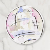 Disco Ball Waterverf Gepersonaliseerde Gift Bedankjes Labels (Voorkant)